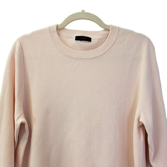 J. Crew Lace Trim Crewneck Sweater Size Large (est) - Picture 4 of 6